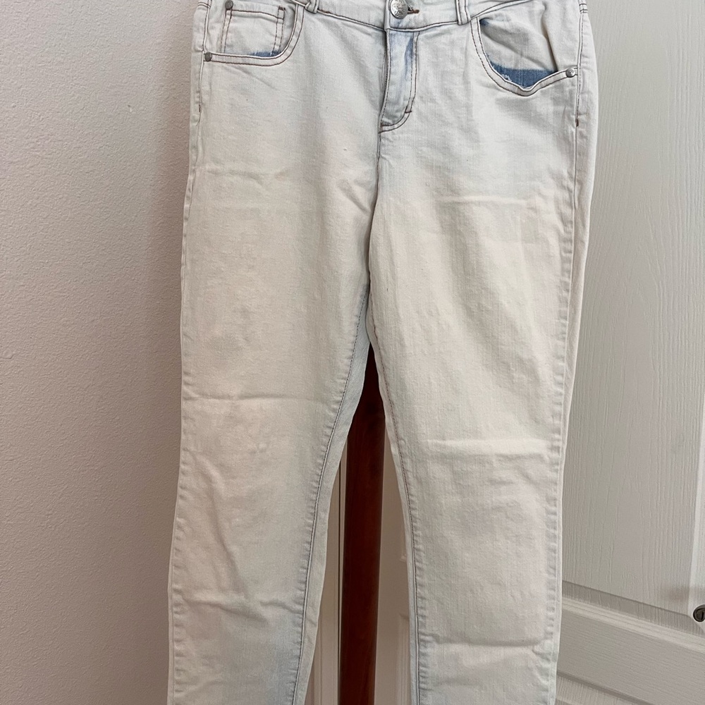 White Slim-Fit Jeans